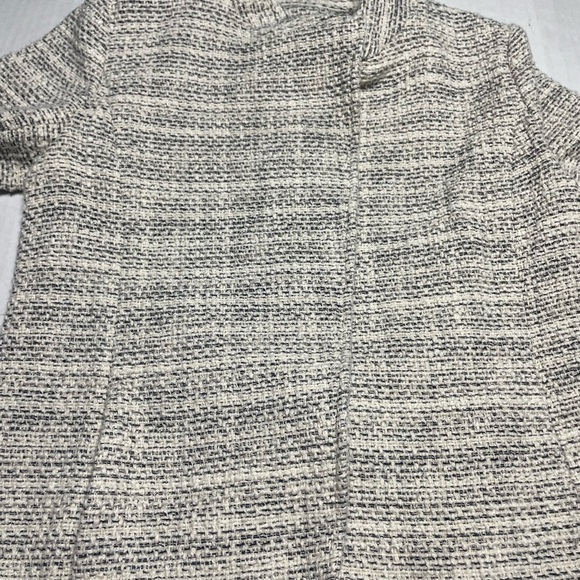 Banana Republic textured open front tweed jacket- classic blazer  small petite - Picture 11 of 13